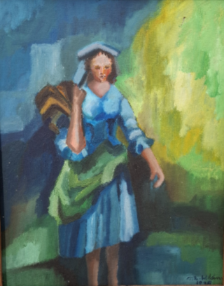 Schilderij, Maya Wildevuur, 1998
